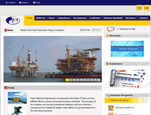 Tablet Screenshot of petro-offshore.com